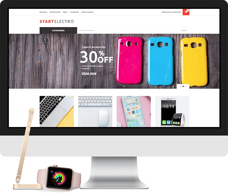 Themes to develop an online gadget store