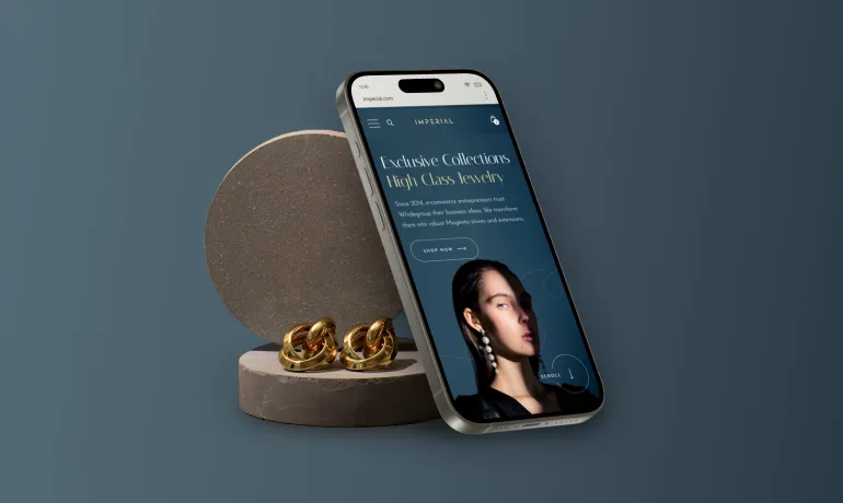 Shopify design for jewelry