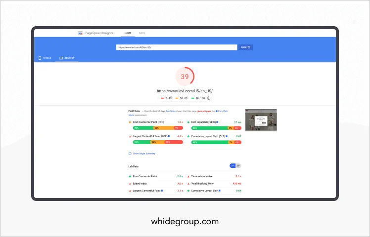 Speed up Magento 2 - Google Pagespeed Insights