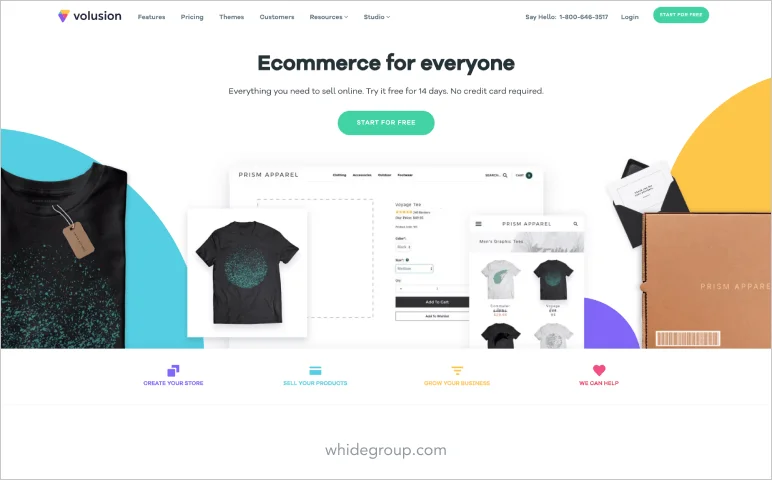 The best CMS for e-commerce website: Volusion