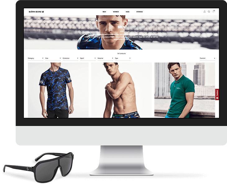 Björn Borg website screenshot