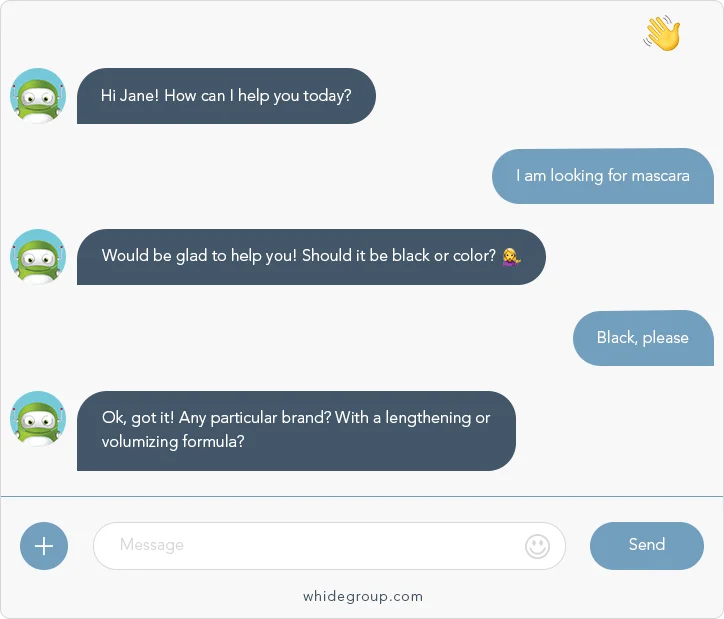 Communication with a chatbot