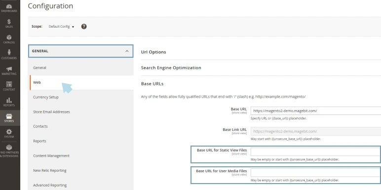 magento cdn setup