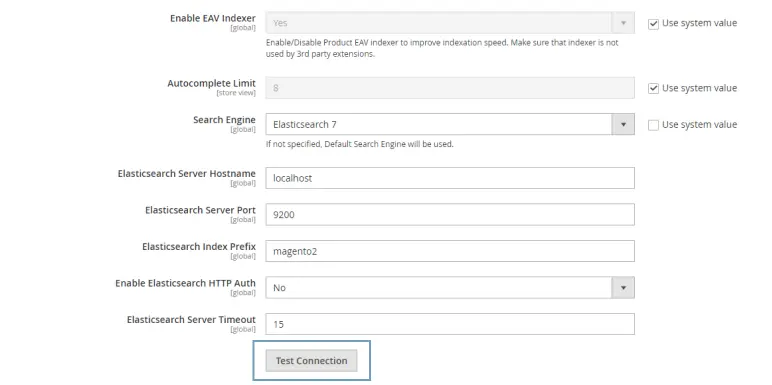 magento elasticsearch issues test