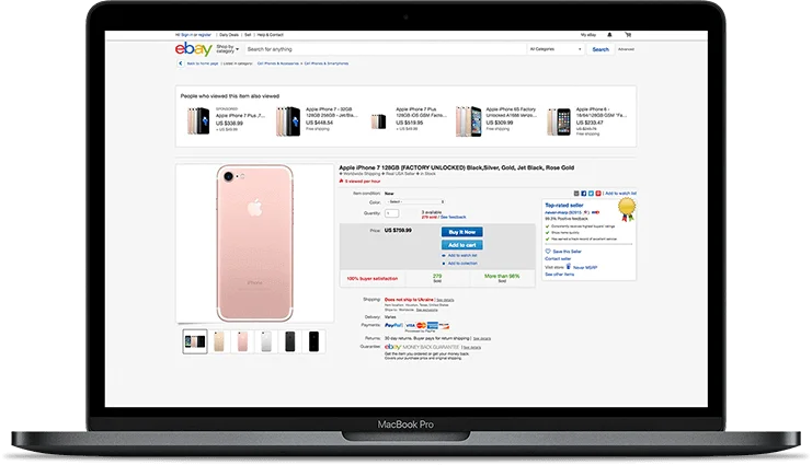 eBay website screenshot