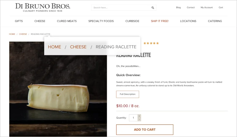 e-commerce breadcrumbs best practices