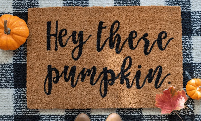 Make and sell fall doormat