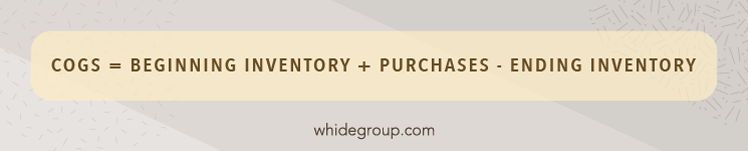 Cost of goods sold formula