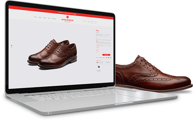 Grenson website screenshot