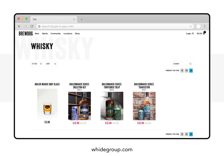 BrewDog alcohol website