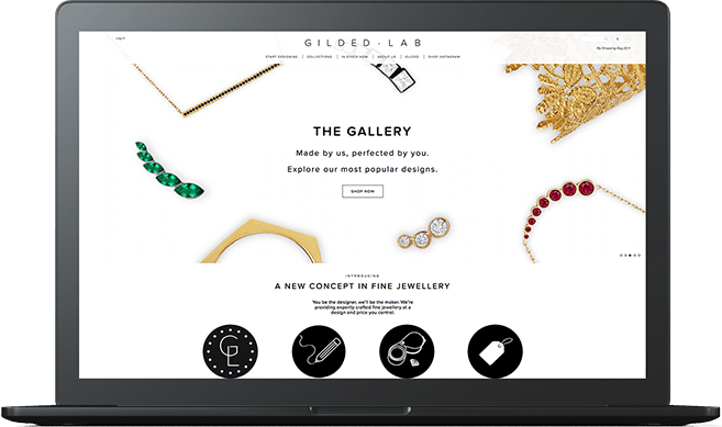 Jewelry Website Design and Development Services - Whidegroup
