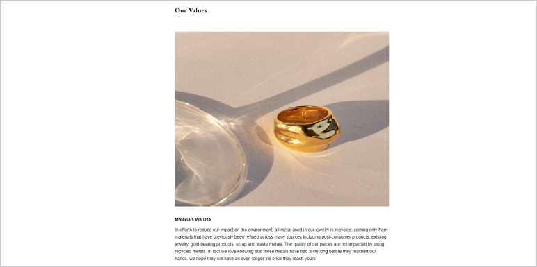 Pamela Love: sustainable jewelry brand