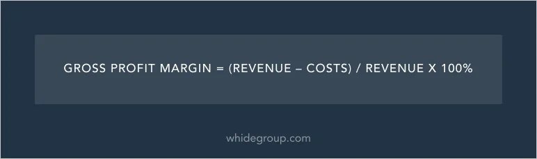 Gross profit margin formula