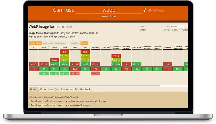 WebP for Magento 2 performance tuning