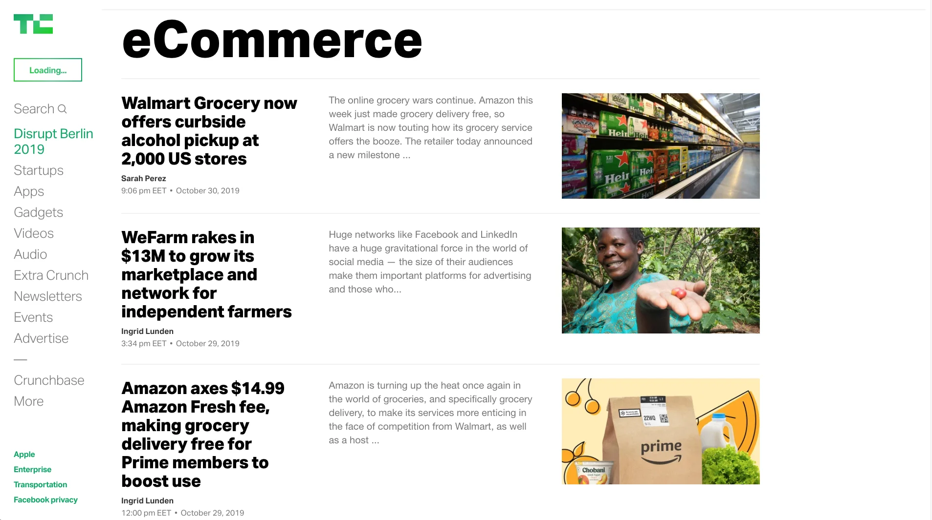The best e-commerce blogs you should read: TechCrunch
