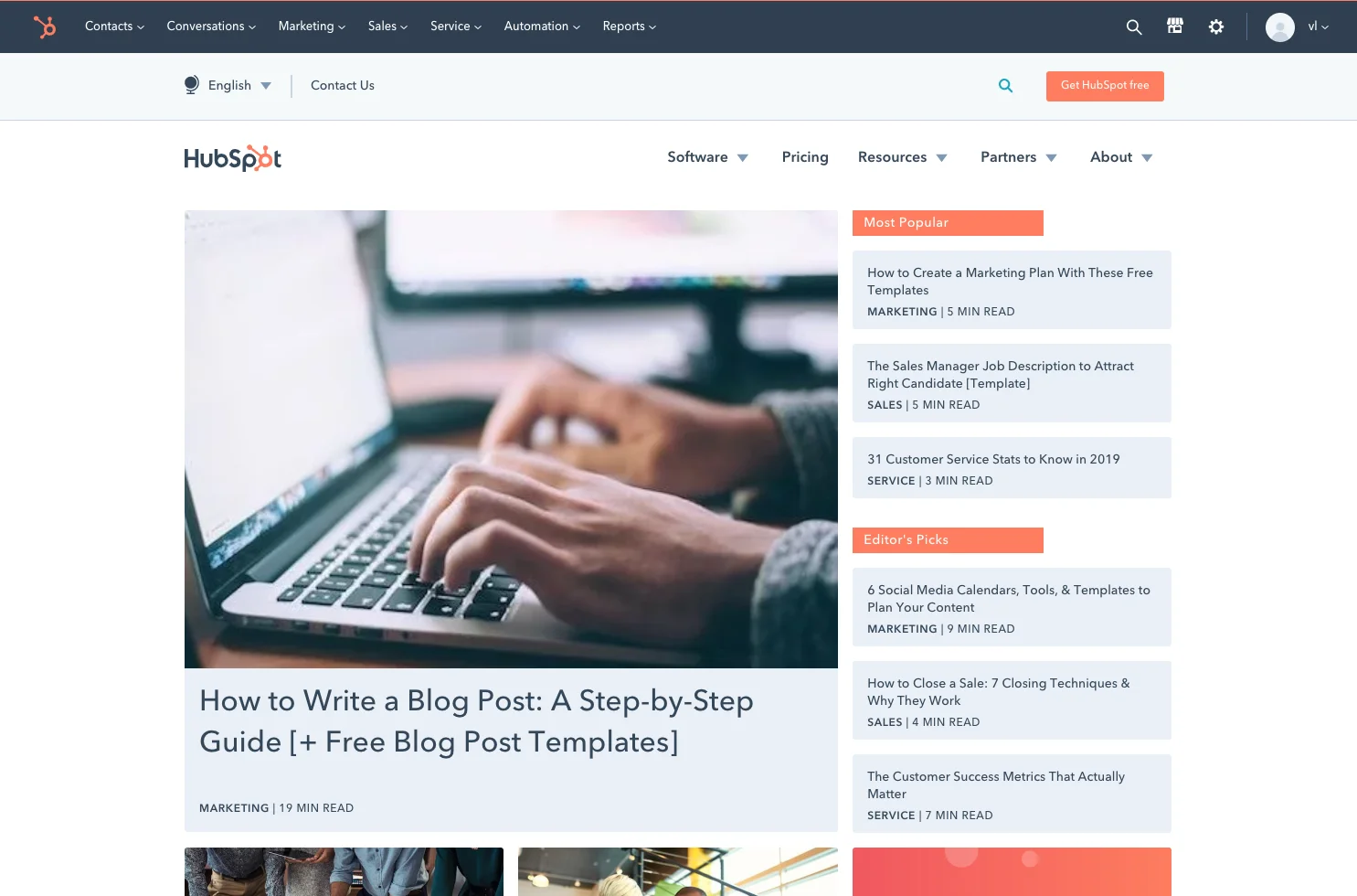 The best blog every business owners should follow: HubSpot Blog