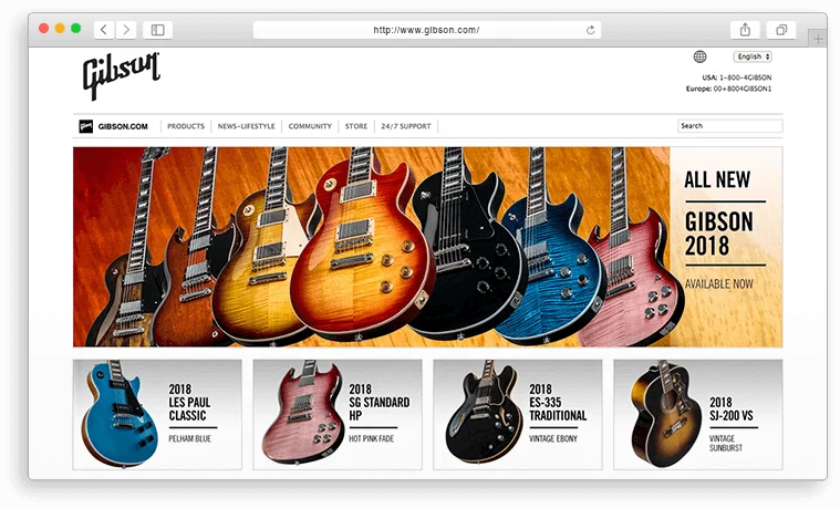 Online on sale guitar retailers