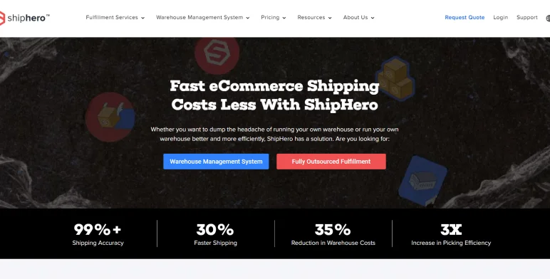 Warehouse management on Shopify by ShipHero