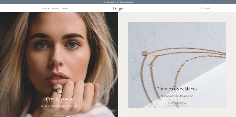 Shopify theme: Forge
