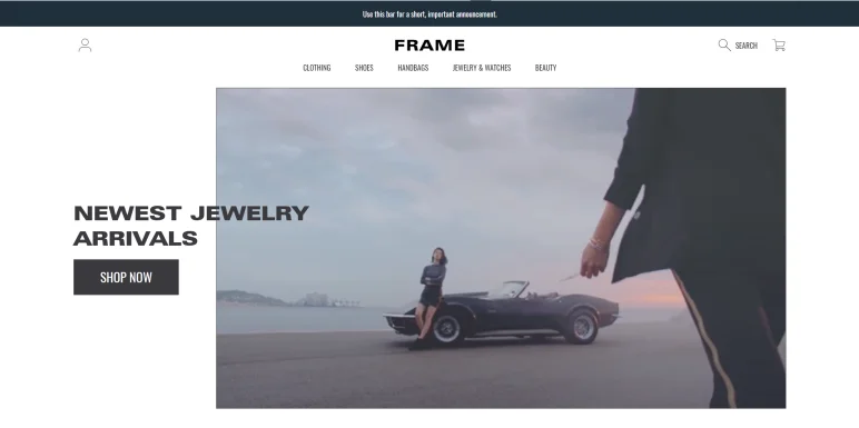 Shopify theme: Frame