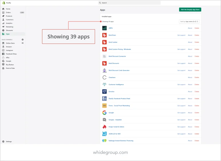 Optimize Shopify performance - revise apps
