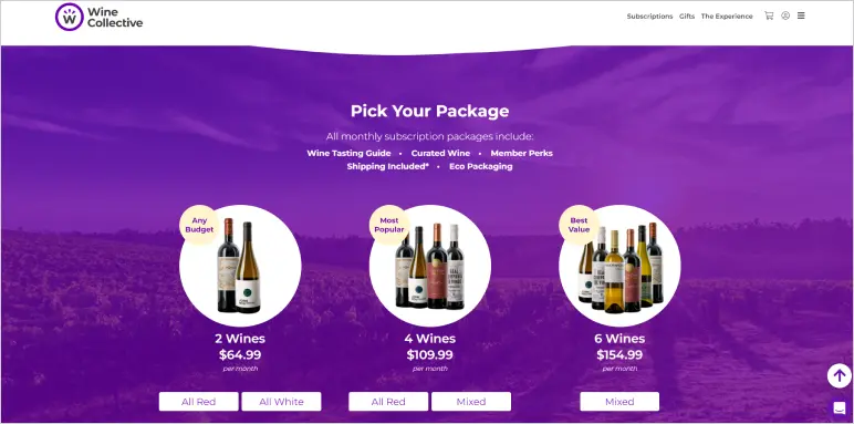 Shopify for subscription services: WineCollective