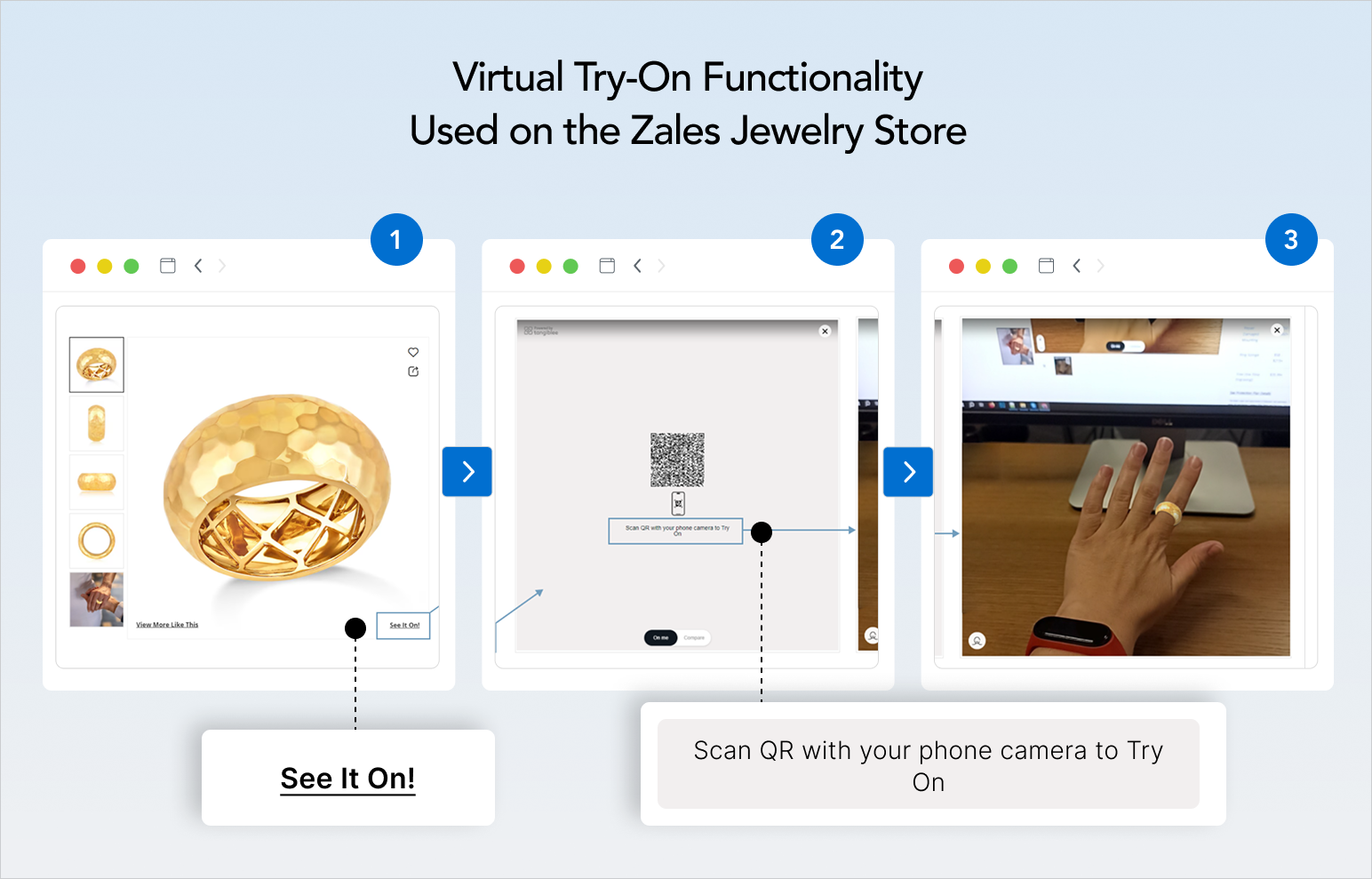 Virtual try-on tool reducing the operational challenges of selling jewelry online